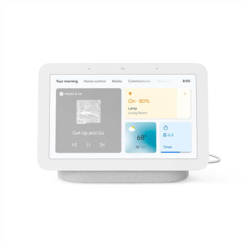 Google Nest Hub - 2nd Generation Smart Home Display with Google Assistant, Chalk