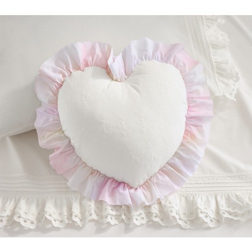 LoveShackFancy Tie-Dye Heart Pillow
