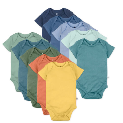 10-Pack Organic Cotton Short Sleeve Bodysuits | Honest Baby Clothing