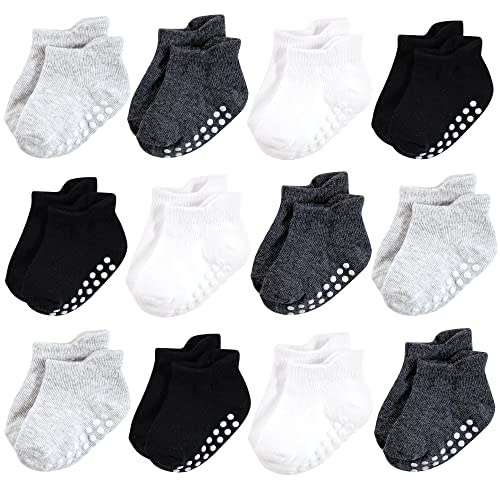 Hudson Baby Unisex Baby Non-Skid No-Show Socks