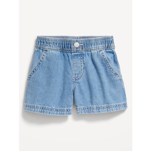 Pull-On Jean Shorts for Toddler Girls