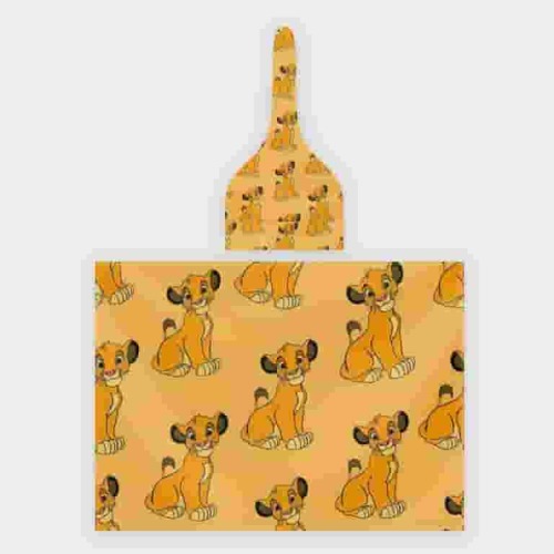 The Lion King Cartoon 2 Piece Baby Swaddle Hooded Set, Newborn Swaddle Blanket for Baby Boys and Girls 40" x 29"