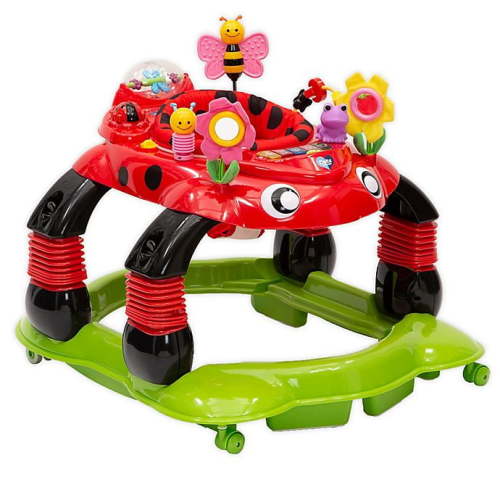 Delta Children Lil Play Station 4-in-1 Activity Walke, Sadie the Ladybug