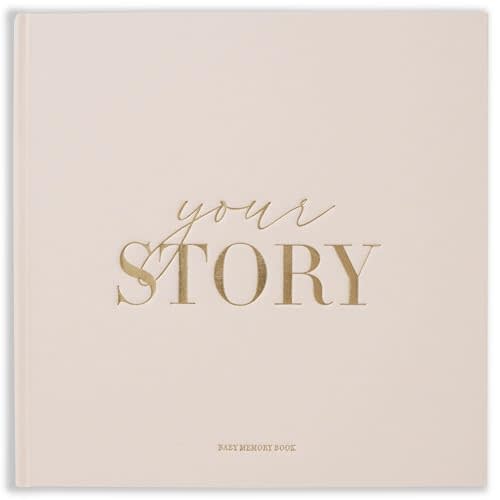 Baby Book Keepsake, Baby Memory Book | First Year Baby Scrapbook & Baby Album | Luxury Baby Keepsake Book, Baby Photo Book & Baby Journal | Baby First Year Book, Baby Memory Book Boy/Girl