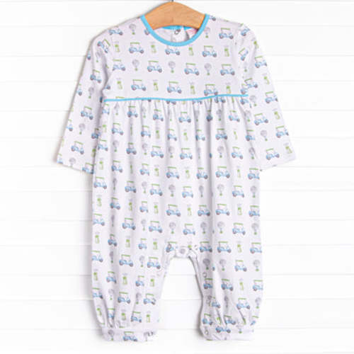 Tee Time Romper, Blue – Stitchy Fish