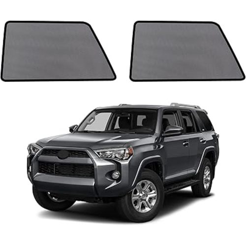 Car Window Shades for 2011-2023 4Runner - Rear Side Window Sun Shade for Baby, Breathable Mesh Car Privacy Window Covers, UV Protection & Heat Insulation for Road Trips Napping Camping (2 PCS)