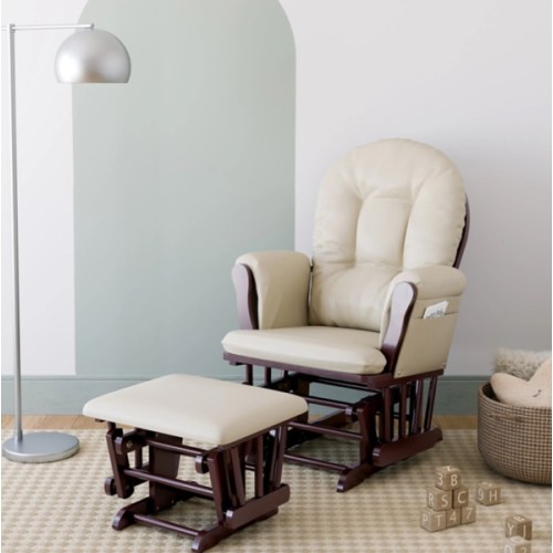 Storkcraft Hoop Glider and Ottoman