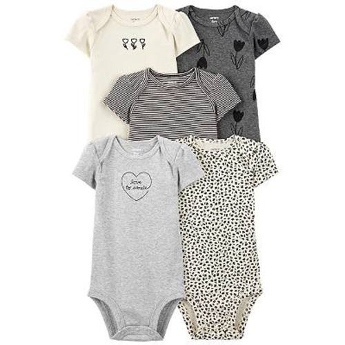 Baby Girl Carter's 5-Pack Floral Bodysuits