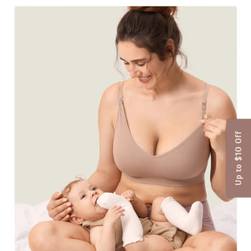 Seamless Soft Knit Nursing Bra