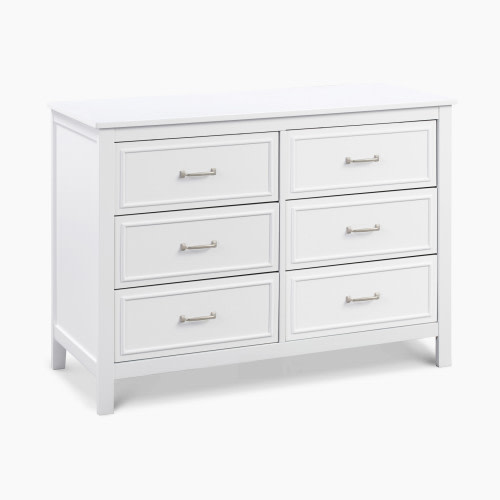 DaVinci Charlie 6-Drawer Double Dresser - White
