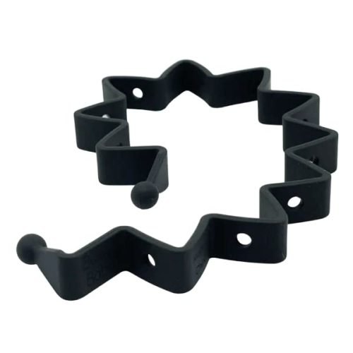 BUSY BABY Toy Bungee for Baby Toys, Dishwasher Safe, Made with 100% Food-Grade Silicone (Black)…