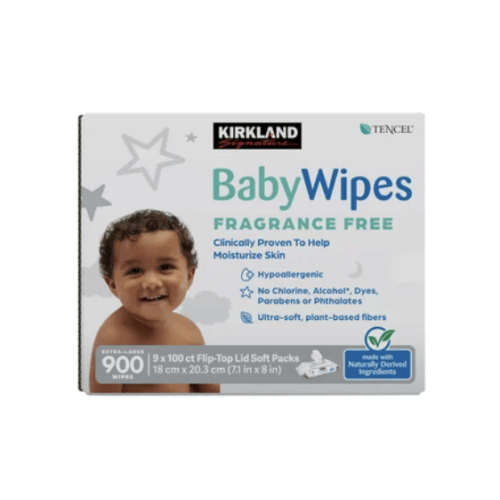 Kirkland Signature Baby Wipes Fragrance Free, 900-count