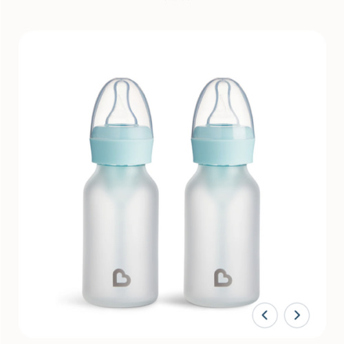 Bond™ Silicone Glass Bottle 2-Pack | 4oz, Blue