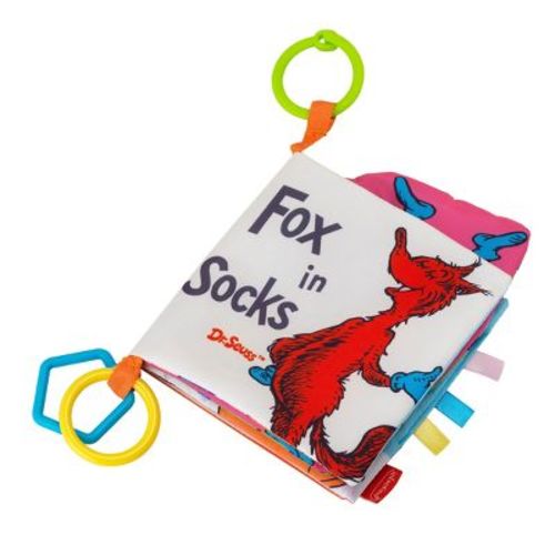 Infantino My First Dr. Seuss Baby Learning Soft Book - Fox in Socks
