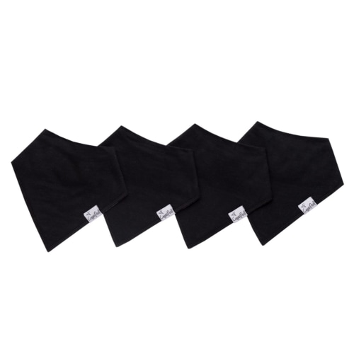 Copper Pearl - Bandana Bibs - Black Basics