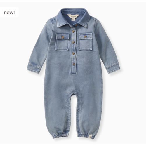 Acid Wash Organic Baby Boy Jumpsuit - Flint – Burt's Bees Baby