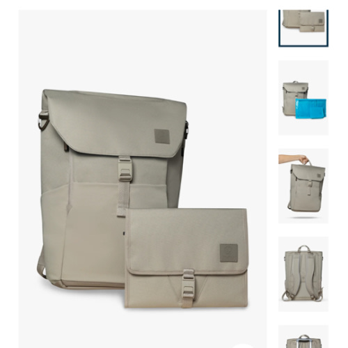 Everyday Diaper Backpack & Changing Wallet Bundle / Daybreak Taupe
