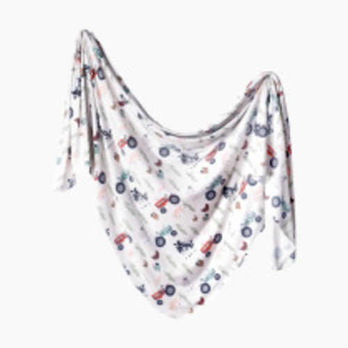 Copper Pearl Large Premium Knit Baby Swaddle Receiving Blanket Jo