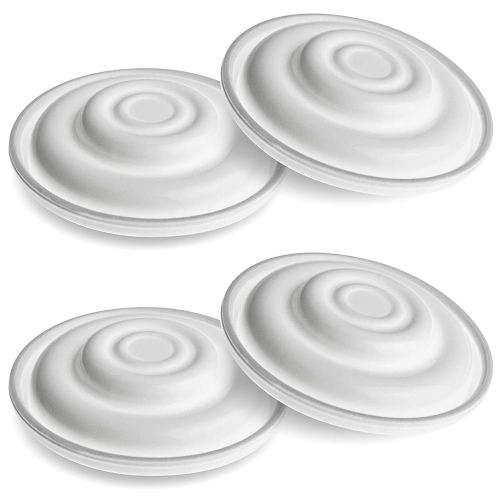 Nenesupply Silicone Backflow Protector Membranes Compatible with Spectra Backflow Protector Not Original Spectra Pump Parts Work with Spectra S2 S1 Breast Pumps (4pc Membrane)