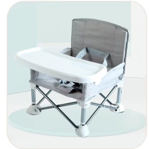 Clearance! Shishian Folding Chair Baby Camping Chair Folding Camping High Chair For Baby Portable Travel Booster Seat With Food Tray & Straps Baby Beach Travel Chair For Toddlers 3 36 Months Silla Ple