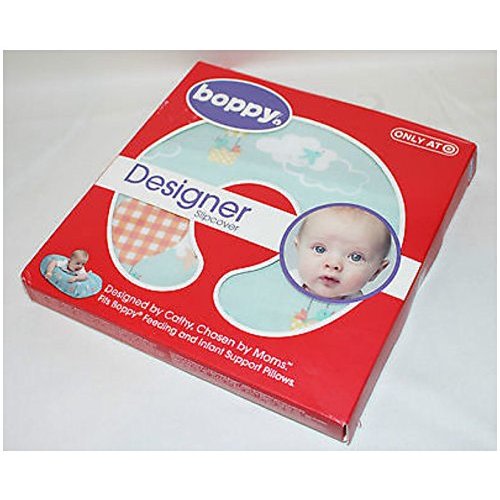 Boppy Designer Nursing Slipcover Bird in Hot Air Balloons Rare Target Exclusive.