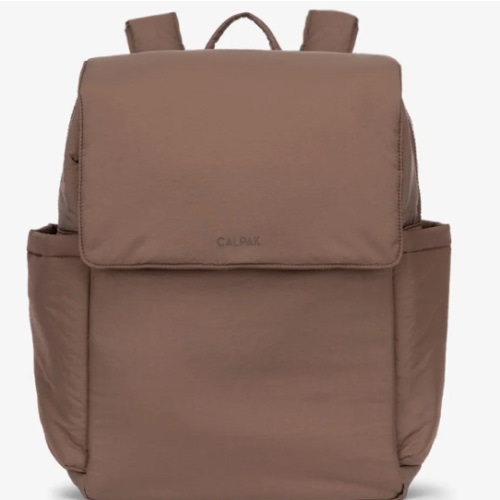 Diaper Backpack with Laptop Sleeve - HAZELNUT