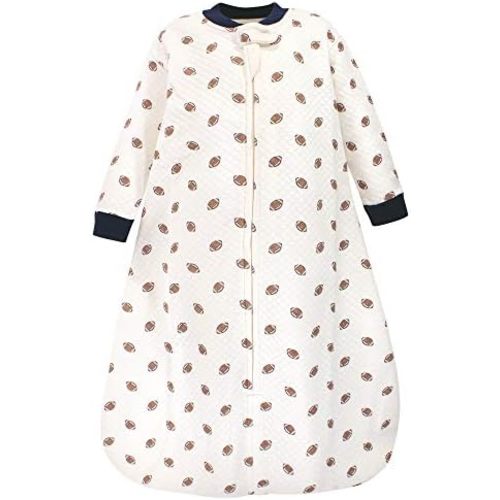 Hudson Baby Unisex Baby Premium Quilted Long Sleeve Sleeping Bag and Wearable Blanket