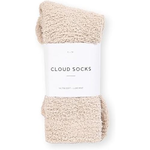 Unboxme Gifts Warm & Cozy Ultra-Luxe Cloud Sock for Women & Men - Super Soft Luxurious Fabric Sleep Socks