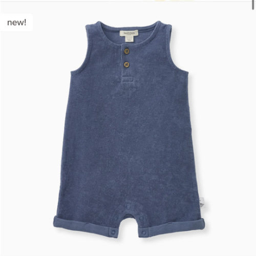 Organic Cotton Terry Romper - Underwater – Burt's Bees Baby