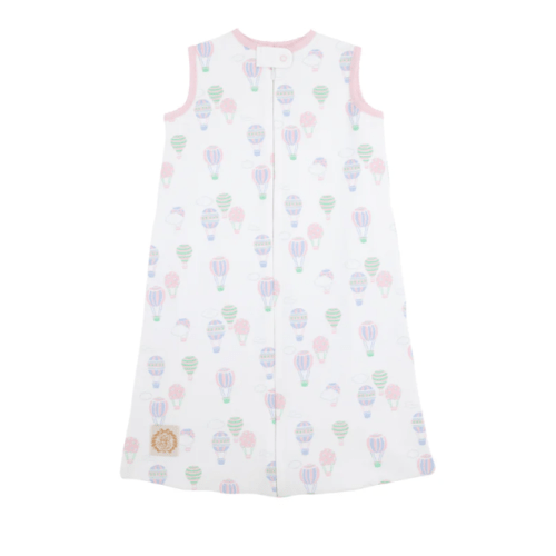 Beddie Bye Sleep Sack - Up Up and Away (Pink) with Palm Beach Pink