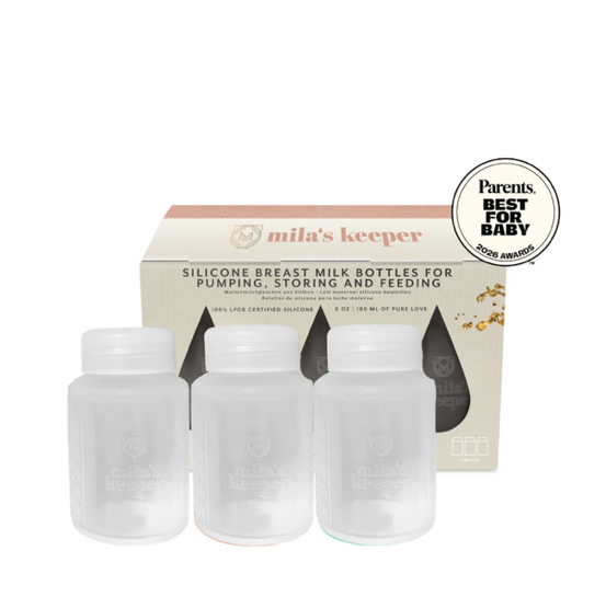 Silicone Breast Milk Storage Bottles