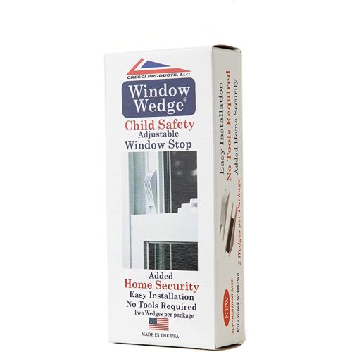 Window Wedge Window Stopper to Baby Proof and Child Proof Providing Safety for Baby, Window Security and Overall Better Home Security (2 Total, 1 Two Pack)