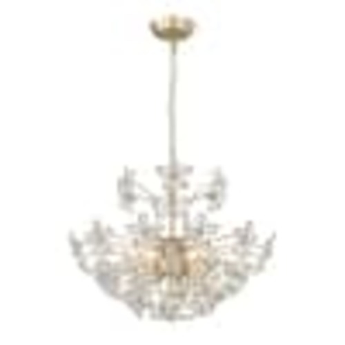 Nursery Flower Crystal Empire Chandelier 22.4 in. 6-Light FD-0402-CLD