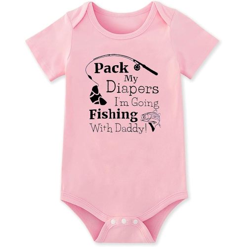 UNICOMIDEA Baby Boys Girls Romper Letter Printed Newborn Outfit Short Sleeve Bodysuits 0-12 Months