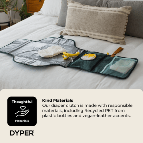 Diaper Clutch + Changing Pad