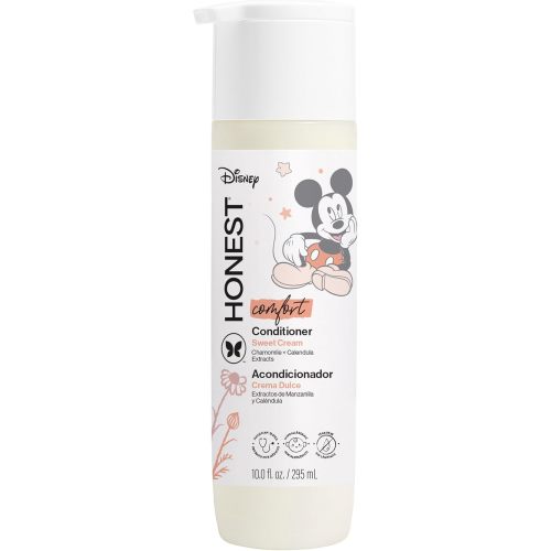 The Honest Company Silicone-Free Conditioner Gentle Enough for Baby Dermatologist Tested Tear Free Hypoallergenic Disney’s Mickey Mouse Comfort Sweet Cream 10 fl oz