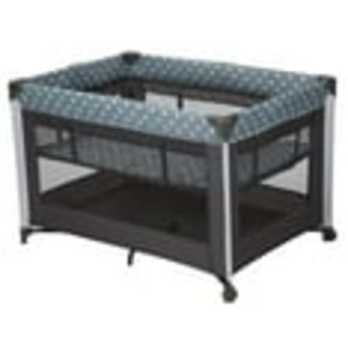 Babideal Dottie Baby Playard with Bassinet, Grey Dot, Infant