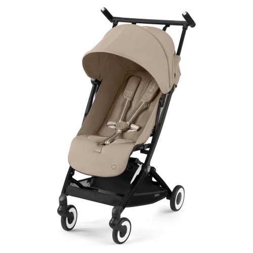 CYBEX Libelle 2 Ultracompact Lightweight Travel Stroller, Almond Beige
