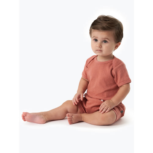 Modern Moments by Gerber Baby Neutral Organic Dumpling Romper, Sizes 0/3 Months - 24 Months