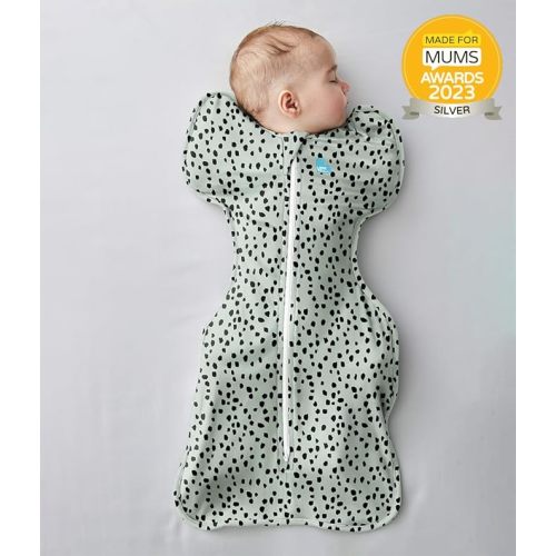 Love to Dream Swaddle, Baby Sleep Sack, Swaddle Up Self-Soothing Swaddles for Newborns, Get Longer Sleep, Snug Fit Helps Calm Startle Reflex, 1.0 Tog Sleep Sack, 13-19 lbs, Olive - Animal Olive - Medium (13-19 lbs.)