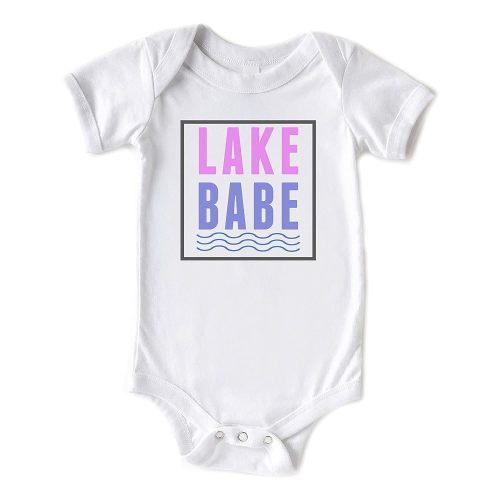 Lake Babe Baby Girl Summer Bodysuit