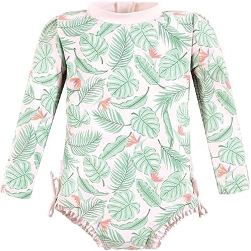 Hudson Baby Girls' Baby and Toddler Swimsuit