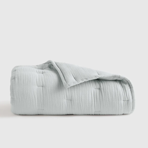 Organic Airy Gauze Toddler Quilt  in Undyed