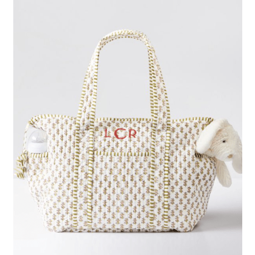 Block Print Diaper Bag