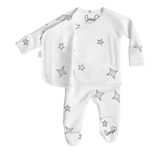 Footie - Stars – Bonsie Skin to Skin Babywear - 0 - 3 Month