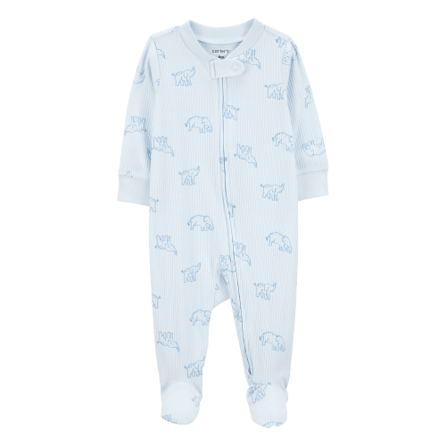 Baby Elephant 2-Way Zip Sleep & Play Pajamas - Carter's | Carter's