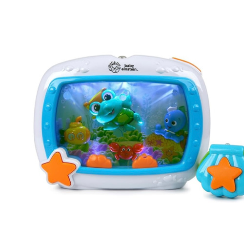 Baby Einstein Sea Dreams Soother Musical Crib Toy and Sound Machine, Newborn and up