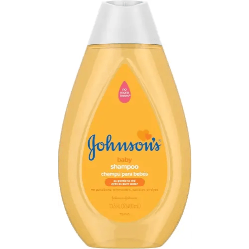 Johnson's Baby Shampoo with Tear-Free Formula, Tear-Free Shampoo for Baby's Delicate Scalp & Skin, Gently Washes Away Dirt & Germs, Hypoallergenic, Paraben- & Sulfate-Free, 13.6 fl. oz