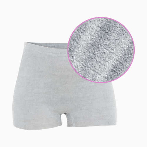 Disposable Boyshort Postpartum Underwear - Gray