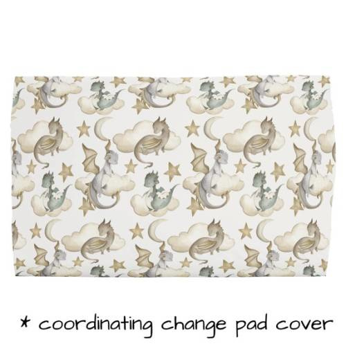 $50 Dragon Baby Coordinating Changing Pad Cover, Baby Nursery Decor - Etsy